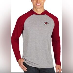 Antigua Chiefs Hoodie Gray XL NFL   NWT Lightweight
